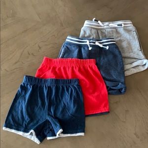 4 Pairs Boys Cotton Shorts